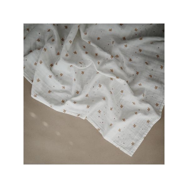 Mushie Swaddle Sparrow 120 x 120 cm Mushie Swaddle Sparrow 120 x 120 cm