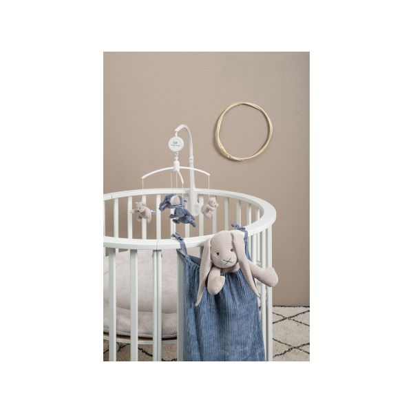Baby's Only Boxkleed Rond Sense Kiezelgrijs 95 cm Baby's Only Boxkleed Rond Sense Kiezelgrijs 95 cm