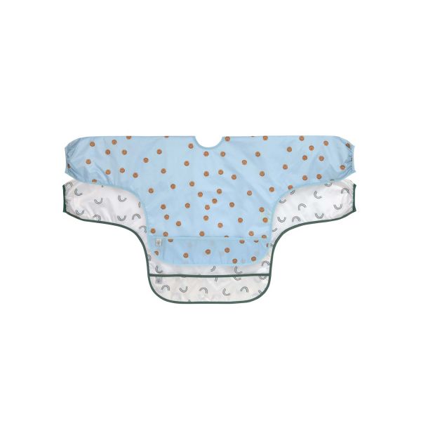 Lässig Slab Lange Mouw Happy Rascals Smile Sky Blue 2-Pack Lässig Slab Lange Mouw Happy Rascals Smile Sky Blue 2-Pack