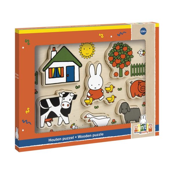 Bambolino Puzzel Hout Nijntje 12mnd+