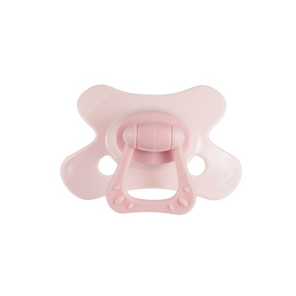 Difrax Fopspeen Uni Edelsteen Pink Opal Naturel 6mnd+
