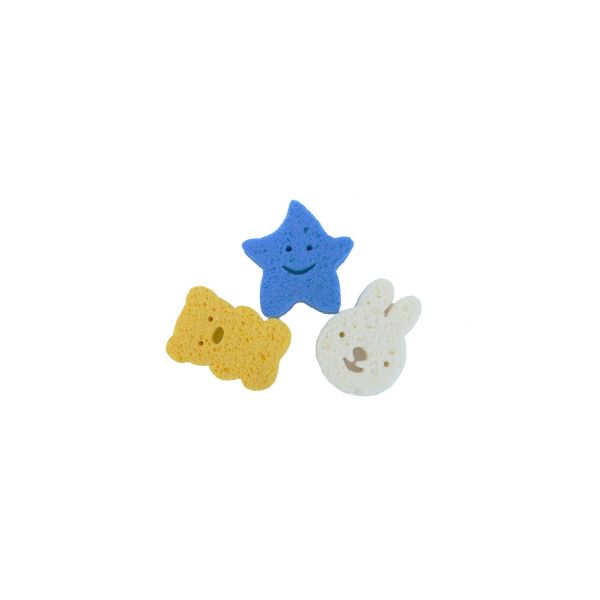 Bo Jungle Natural Wood Pulp Sponges (3 Stuks) Bo Jungle Natural Wood Pulp Sponges (3 Stuks)
