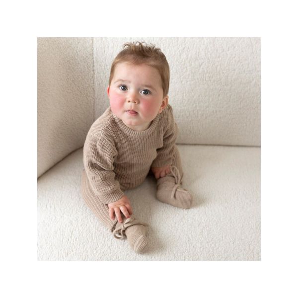 Feetje Broek Gebreid The Magic is in You Taupe 56 Feetje Broek Gebreid The Magic is in You Taupe 56