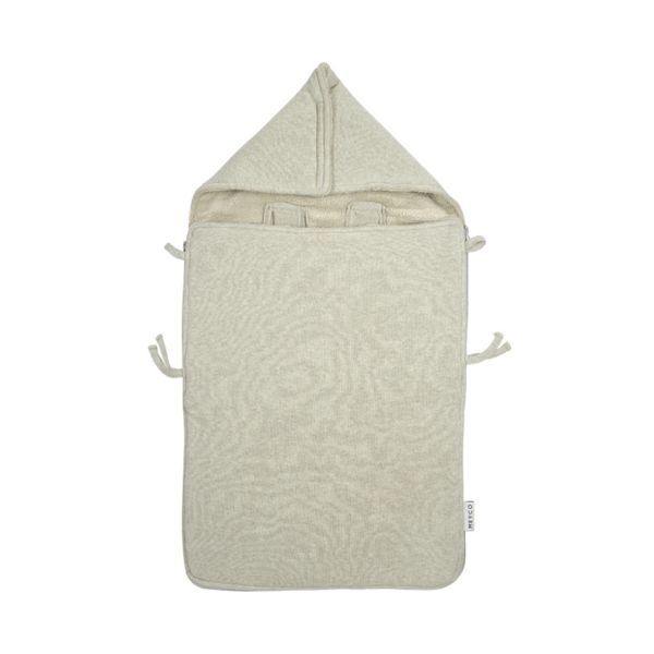 Meyco Voetenzak Knit Basic Sand Melange Meyco Voetenzak Knit Basic Sand Melange