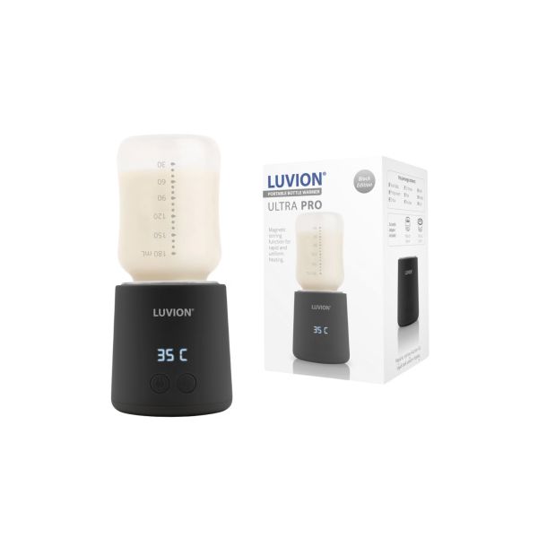 Luvion Flesverwarmer Portable Ultra Pro Black Luvion Flesverwarmer Portable Ultra Pro Black