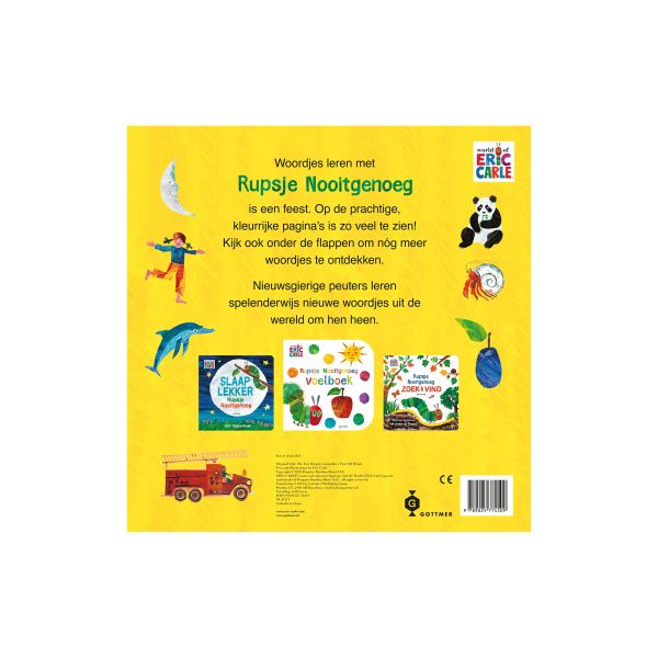Gottmer Rupsje Nooitgenoeg - 100 eerste woordjes (flapjesboek) Gottmer Rupsje Nooitgenoeg - 100 eerste woordjes (flapjesboek)