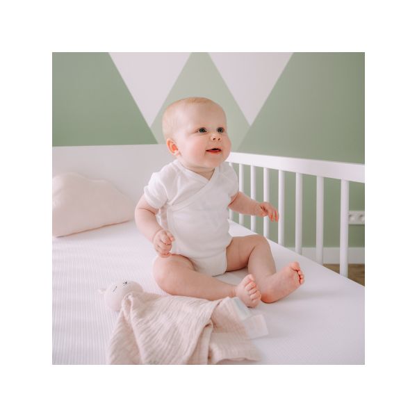 ZZZOO Hoeslaken Wieg Airgosafe Wit 40 x 80 cm ZZZOO Hoeslaken Wieg Airgosafe Wit 40 x 80 cm