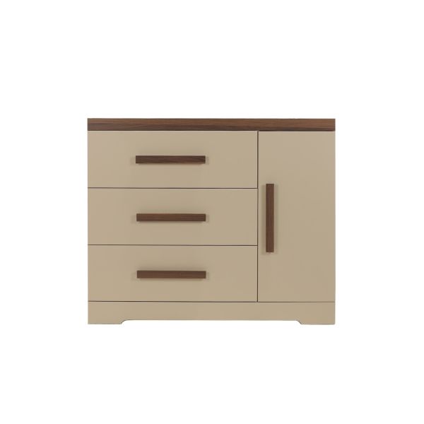 Interbaby Commode 3 Laden / 1 Deur Pebble Interbaby Commode 3 Laden / 1 Deur Pebble