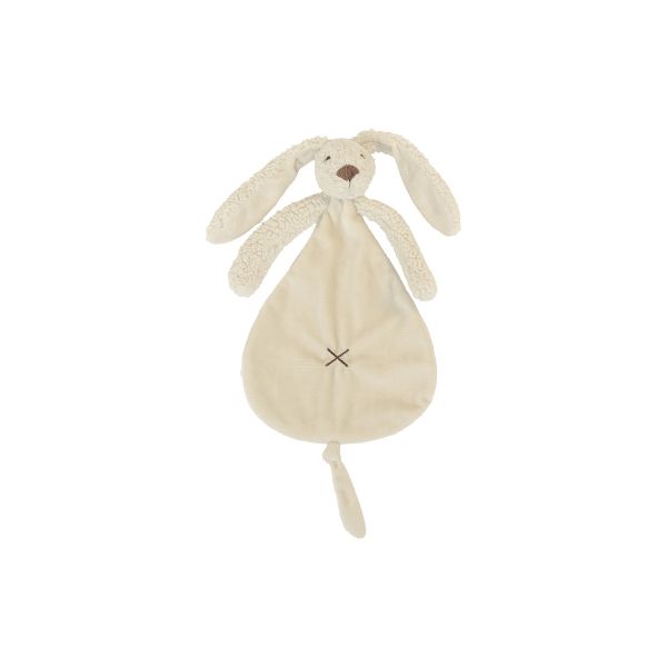 Happy Horse Konijn Richie Knuffeldoekje Recycled - 25 cm - Beige 