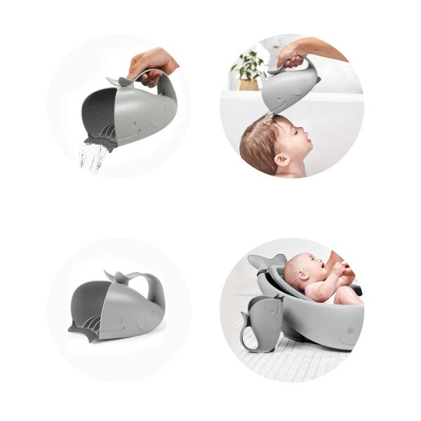 Skip Hop Moby Haarspoelbeker - Grey Skip Hop Moby Haarspoelbeker - Grey