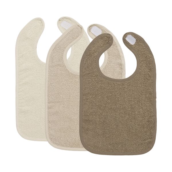 Meyco Slab - Badstof - Natural/Soft Sand/Taupe - 3-pack