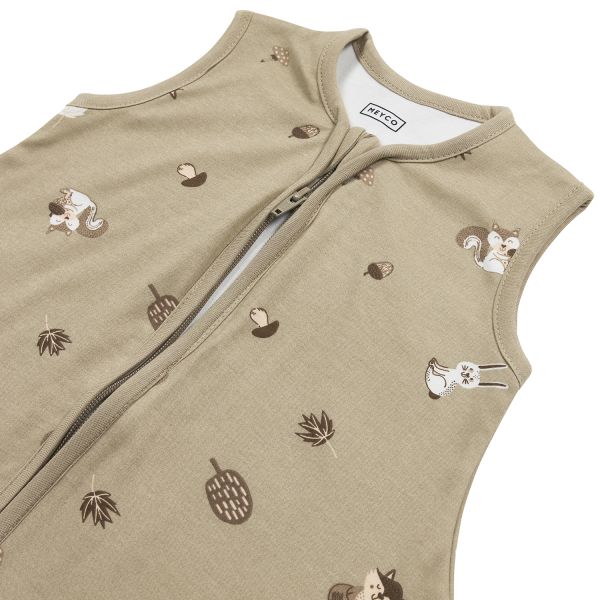 Meyco Heupdysplasie Slaapzak Interlock Jersey Forest Animals Sand 70 cm Meyco Heupdysplasie Slaapzak Interlock Jersey Forest Animals Sand 70 cm