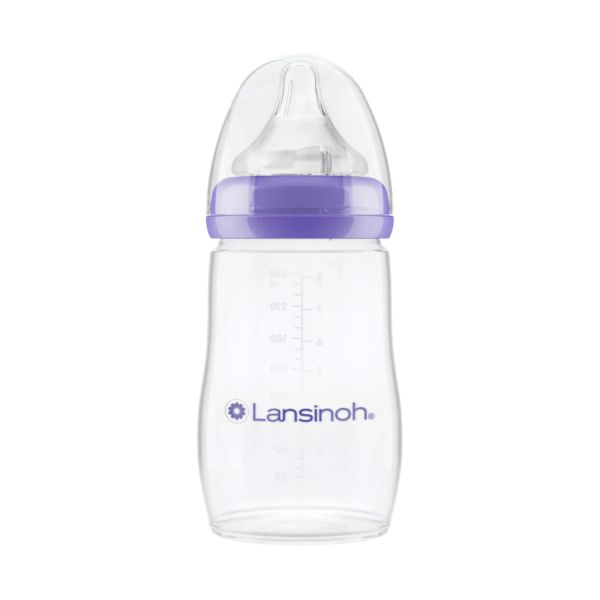 Lansinoh Fles Met Natural Wave Speen 240 ml Lansinoh Fles Met Natural Wave Speen 240 ml