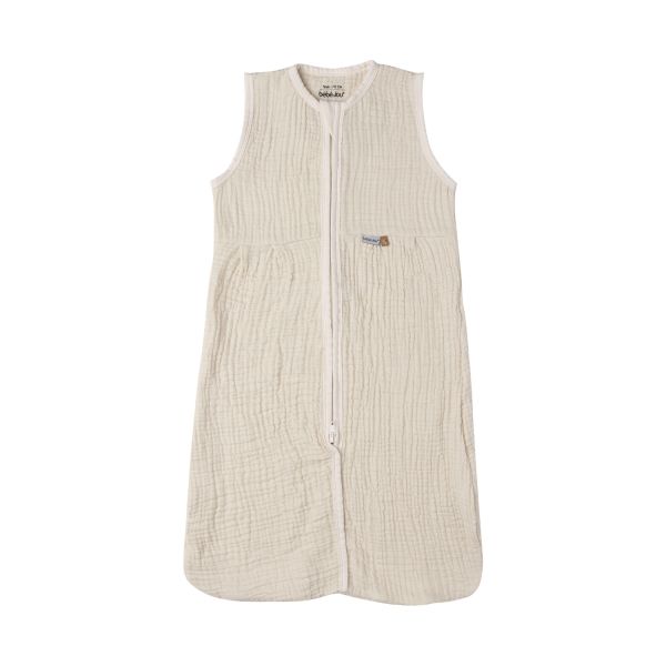 Bebe-Jou Pure Cotton Hydrofiele Zomer Slaapzak - 90 cm - Sand Bebe-Jou Pure Cotton Hydrofiele Zomer Slaapzak - 90 cm - Sand