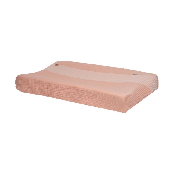 Bébé-Jou Aankleedkussenhoes Pure Cotton Pink 72x44cm Bébé-Jou Aankleedkussenhoes Pure Cotton Pink 72x44cm
