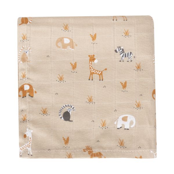 Bebe-Jou Steppe Hydrofiel Doek -70x70 cm - 3 Stuks Bebe-Jou Steppe Hydrofiel Doek -70x70 cm - 3 Stuks