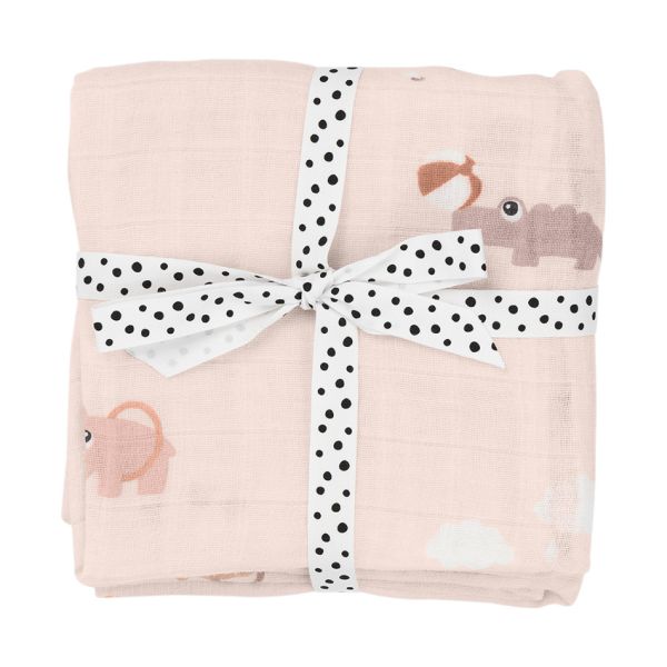 Done By Deer Playground Multidoek - 2-Pack - Powder Done By Deer Playground Multidoek - 2-Pack - Powder