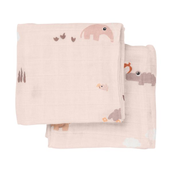 Done By Deer Playground Multidoek - 2-Pack - Powder Done By Deer Playground Multidoek - 2-Pack - Powder