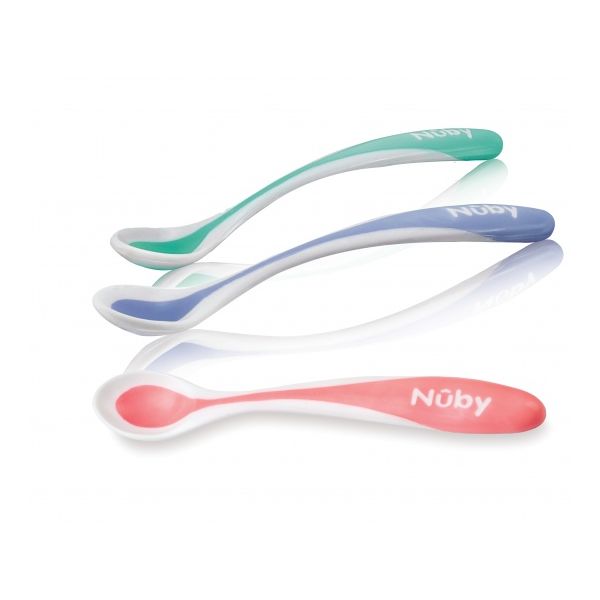 Nûby Thermo Lepeltje 4mnd+ (2 stuks) Nûby Thermo Lepeltje 4mnd+ (2 stuks)