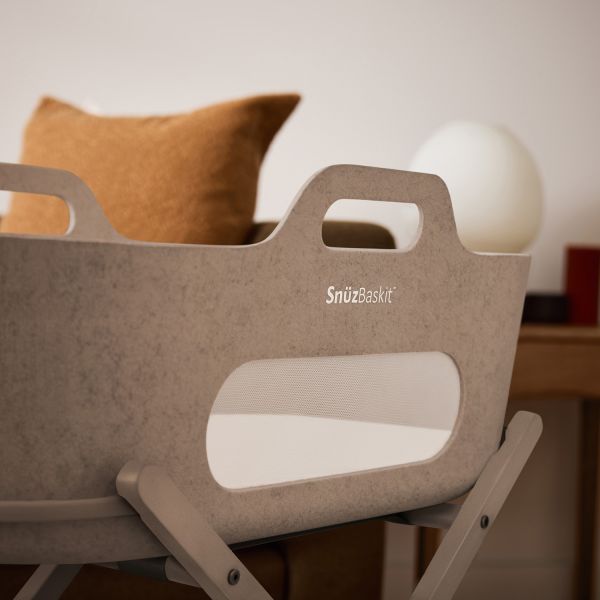 Snuz Baskit Mozesmand met Standaard - Mocha Snuz Baskit Mozesmand met Standaard - Mocha