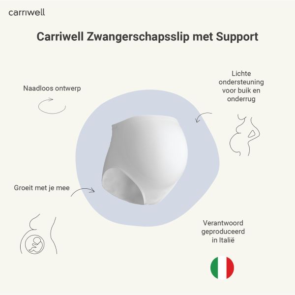 Carriwell Zwangerschapsslip Support Wit M Carriwell Zwangerschapsslip Support Wit M