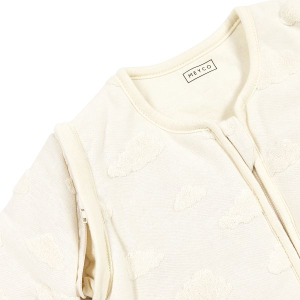 Meyco Studio Slaapzak Gevoerd - 60 cm - Jacquard Badstof - Clouds Natural Meyco Studio Slaapzak Gevoerd - 60 cm - Jacquard Badstof - Clouds Natural
