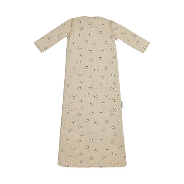 Meyco Slaapzak 4-Seizoenen - One Size - Jersey - Penguin Soft Sand Meyco Slaapzak 4-Seizoenen - One Size - Jersey - Penguin Soft Sand