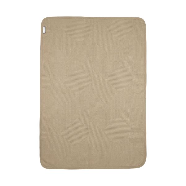 Meyco Gebreide Jacquard Flannel Deken – 100x150 cm – Pure Taupe Meyco Gebreide Jacquard Flannel Deken – 100x150 cm – Pure Taupe
