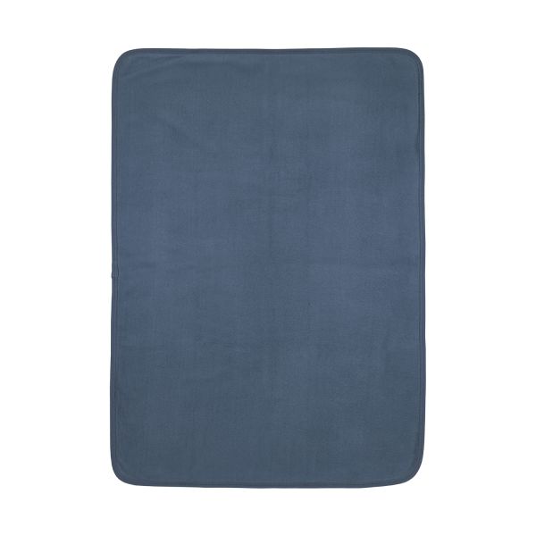 Meyco Gebreide Jacquard Flannel Deken – 75x100 cm – Pure Indigo Meyco Gebreide Jacquard Flannel Deken – 75x100 cm – Pure Indigo