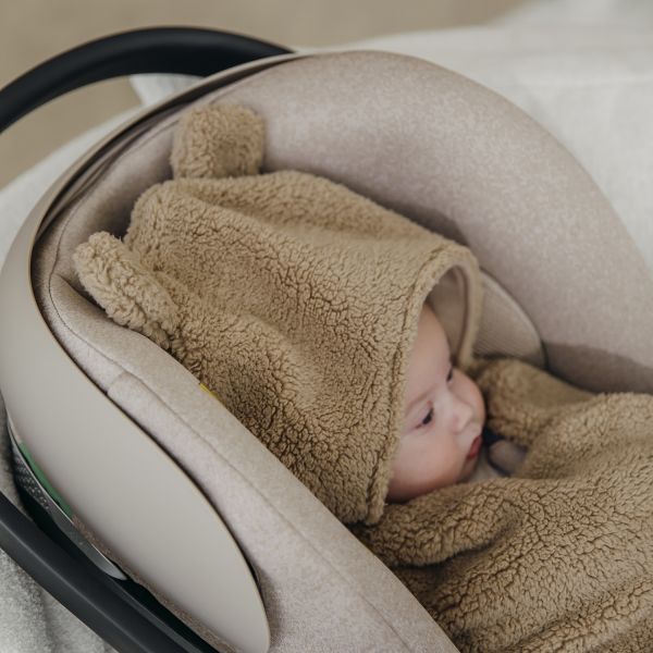 Meyco Bear Wikkeldeken - Teddy - Warm Brown Meyco Bear Wikkeldeken - Teddy - Warm Brown