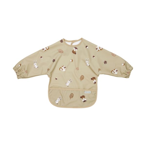 Meyco Baby Mouwslab Forest Animals Sand Meyco Baby Mouwslab Forest Animals Sand