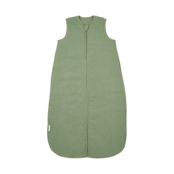 Meyco Baby Slaapzak Hydrofiel Gevoerd Uni Pre-Washed Olive Green 110 cm Meyco Baby Slaapzak Hydrofiel Gevoerd Uni Pre-Washed Olive Green 110 cm