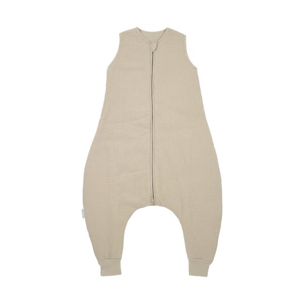 Meyco Baby Slaapzak Jumper Winter Hydrofiel Uni Pre-Washed Sand 92 cm