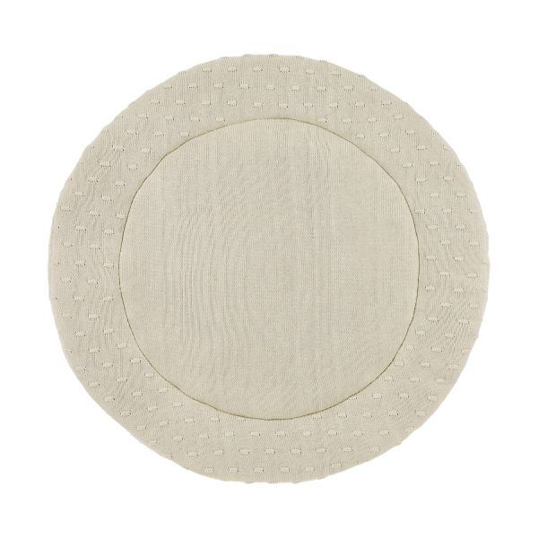 Meyco Baby Knots Boxkleed Rond - ⌀95cm - Soft Sand Meyco Baby Knots Boxkleed Rond - ⌀95cm - Soft Sand