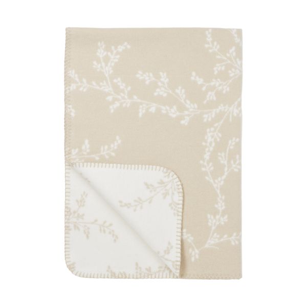 Meyco Baby Wiegdeken Geweven Branches Sand 75 x 100 cm