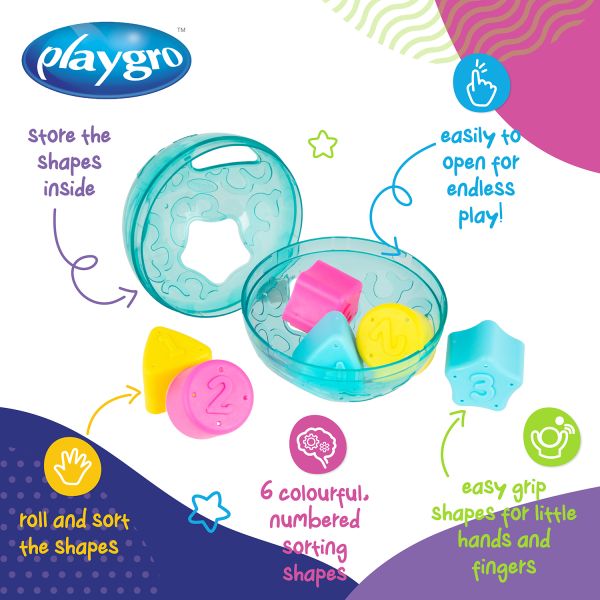 Playgro Speelbal - Roll and Sort Ball Playgro Speelbal - Roll and Sort Ball