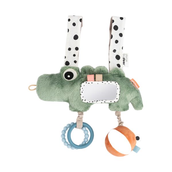 Done By Deer Croco Hangend Activiteiten Speeltje - Green Done By Deer Croco Hangend Activiteiten Speeltje - Green