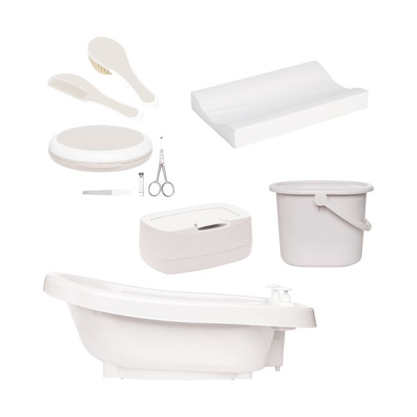 Bébé-Jou Click Thermobadset De Luxe - 6-Delig - Light Oat