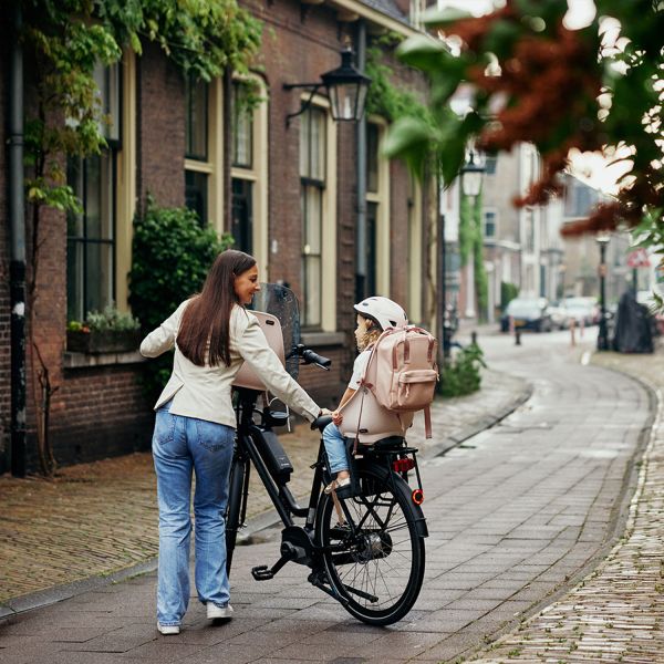 Urban Iki Carrier Mounting Achterzitje Ta-ke - Sakura Pink / Kurumi Brown Urban Iki Carrier Mounting Achterzitje Ta-ke - Sakura Pink / Kurumi Brown