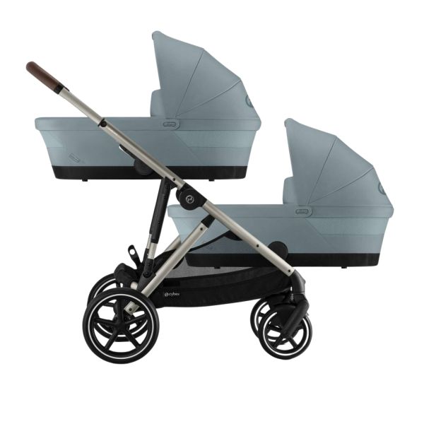 Cybex Gazelle S Tweelingwagen - Stormy Blue Cybex Gazelle S Tweelingwagen - Stormy Blue
