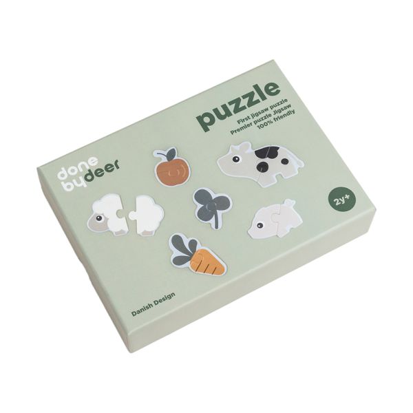 Done By Deer Tiny Farm Eerste Puzzel - Colour Mix Done By Deer Tiny Farm Eerste Puzzel - Colour Mix