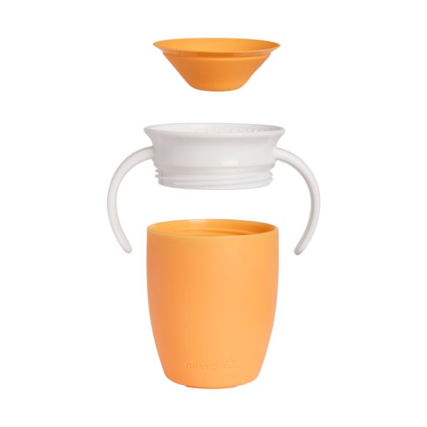 Munchkin Miracle 360º Trainer Cup Oranje 6mnd+ 207ml Munchkin Miracle 360º Trainer Cup Oranje 6mnd+ 207ml