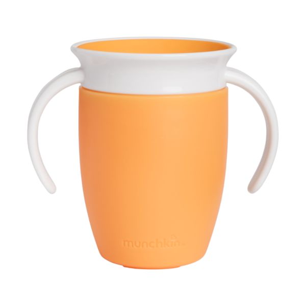 Munchkin Miracle 360º Trainer Cup Oranje 6mnd+ 207ml Munchkin Miracle 360º Trainer Cup Oranje 6mnd+ 207ml