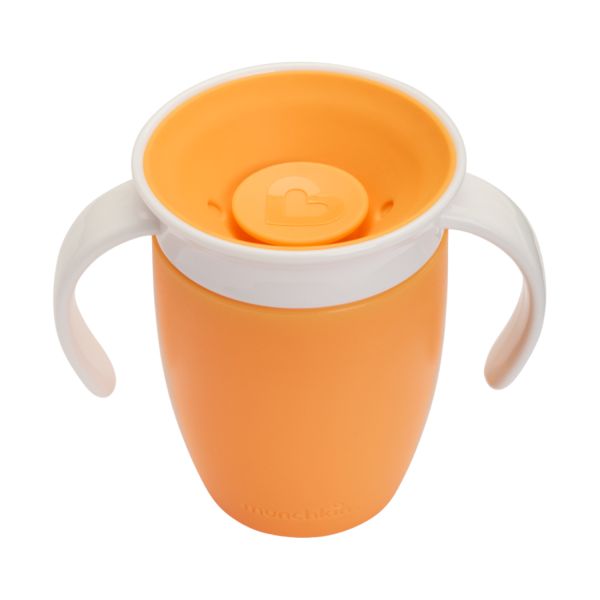 Munchkin Miracle 360º Trainer Cup Oranje 6mnd+ 207ml Munchkin Miracle 360º Trainer Cup Oranje 6mnd+ 207ml