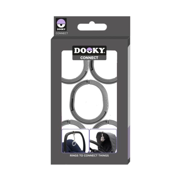 Dooky Connect Bevestigingsringen 5stuks Dooky Connect Bevestigingsringen 5stuks