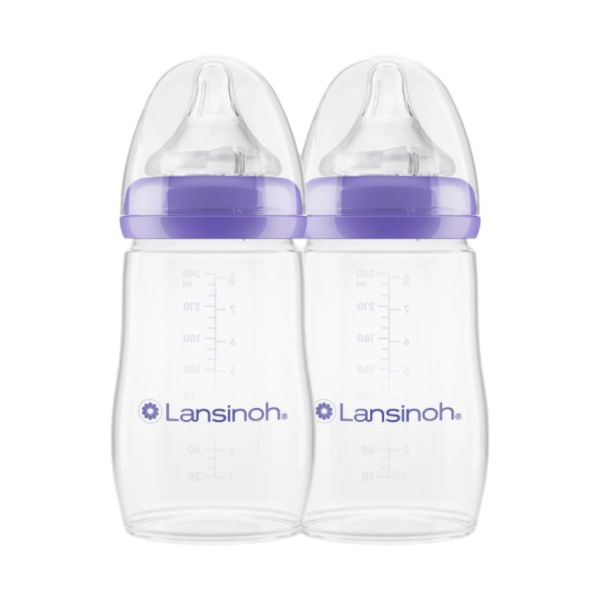 Lansinoh Fles Met Natural Wave Speen 240 ml (2 stuks) Lansinoh Fles Met Natural Wave Speen 240 ml (2 stuks)