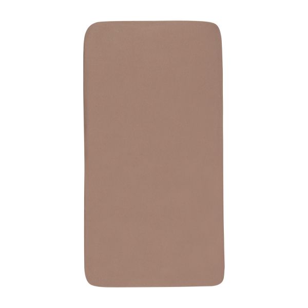 Jollein Hoeslaken Jersey 70/75x140/150cm - Milky Coffee Jollein Hoeslaken Jersey 70/75x140/150cm - Milky Coffee