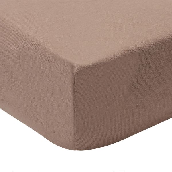 Jollein Hoeslaken Jersey 40/50x80/90cm - Milky Coffee Jollein Hoeslaken Jersey 40/50x80/90cm - Milky Coffee