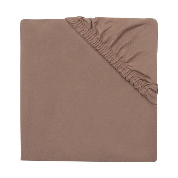 Jollein Hoeslaken Jersey 40/50x80/90cm - Milky Coffee Jollein Hoeslaken Jersey 40/50x80/90cm - Milky Coffee