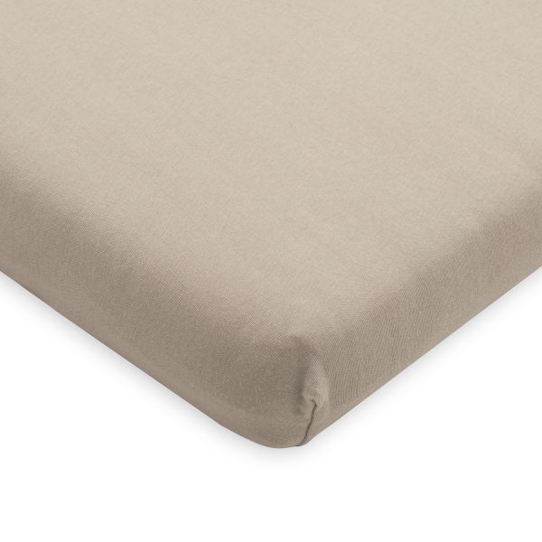 Jollein Ledikanthoeslaken Jersey 60 x 120 cm Nougat Jollein Ledikanthoeslaken Jersey 60 x 120 cm Nougat
